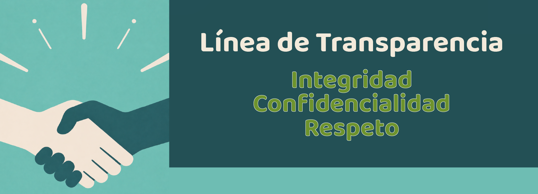 Hero banner Línea de Transparencia